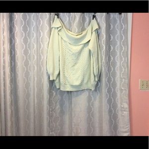 Mint Cowlneck Sweater